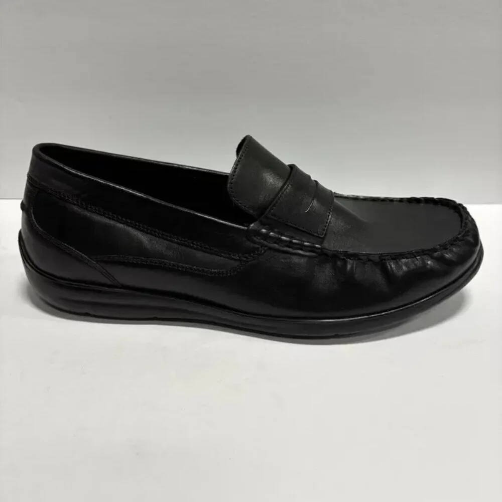 Hush Puppies Men’s Julian, Black Slip-On Loafers, Size 11.5 M